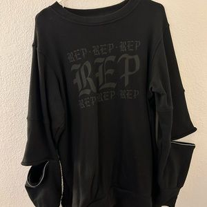 Taylor Swift RARE Reputation Zip Crewneck Sweater